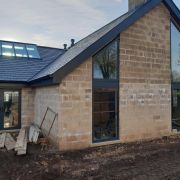 Full internal board and skim and external monocouche parex system.